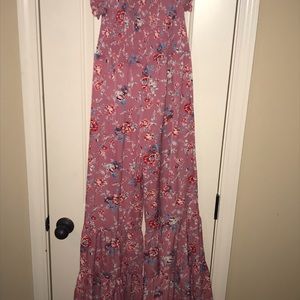 Umgee Flare Leg Jumpsuit. NEW